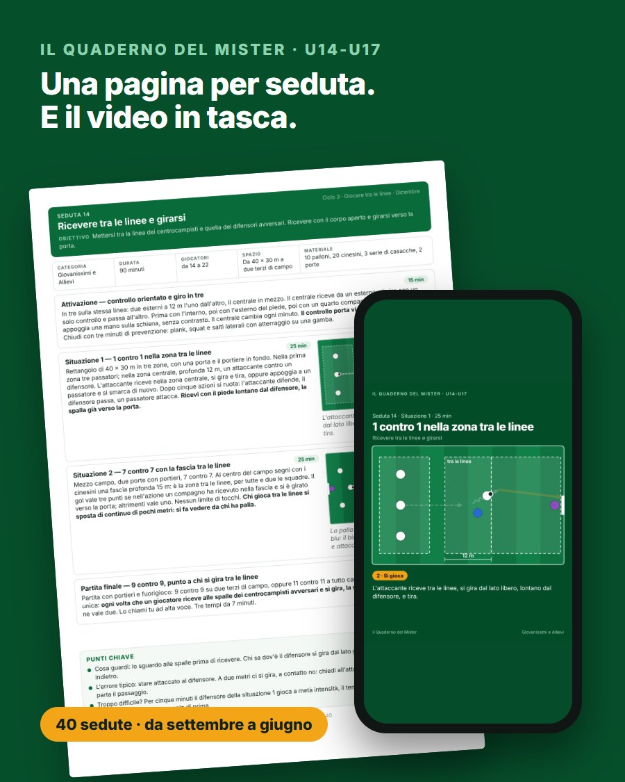 Il quaderno stampato e una situazione in video sul telefono